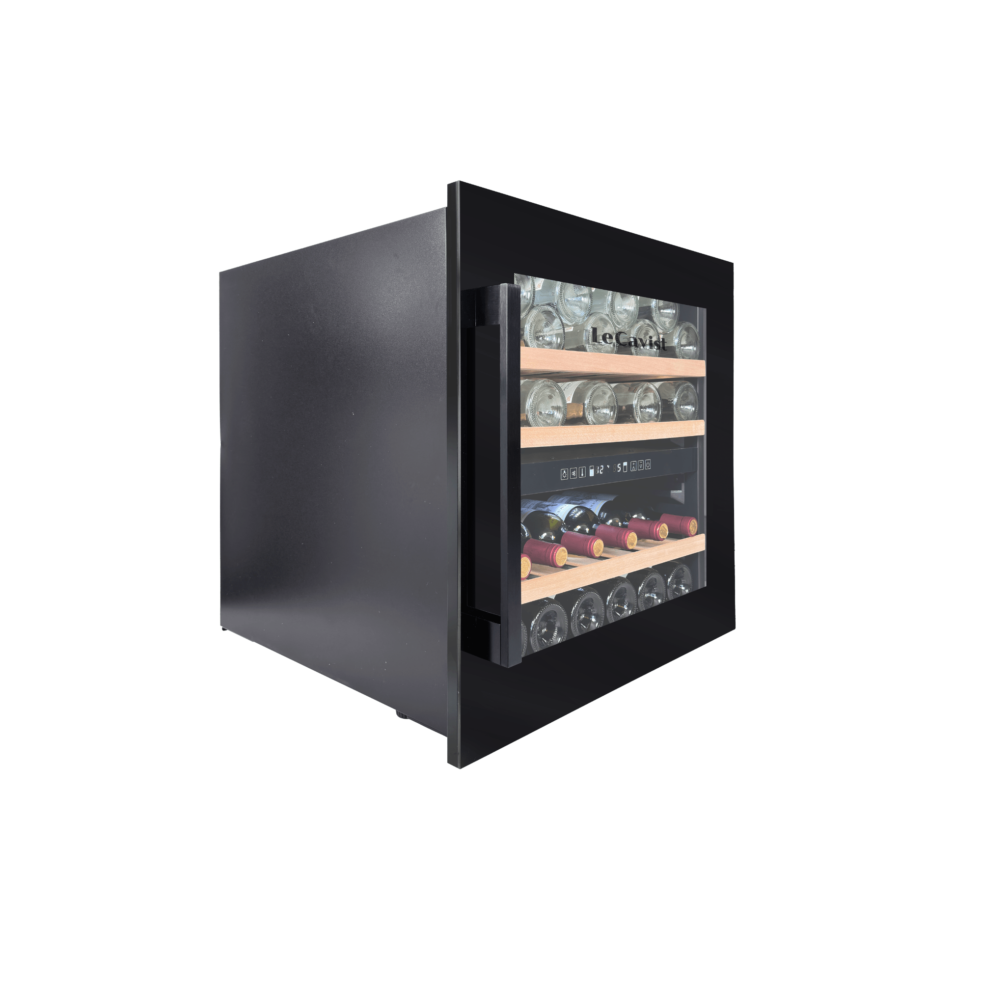LECAVIST Wine Cabinet - 36 Bottle - Dual Zone - Built - In - Black (LCS36VN2ZBI) PRE - ORDER - LeCavist NZ