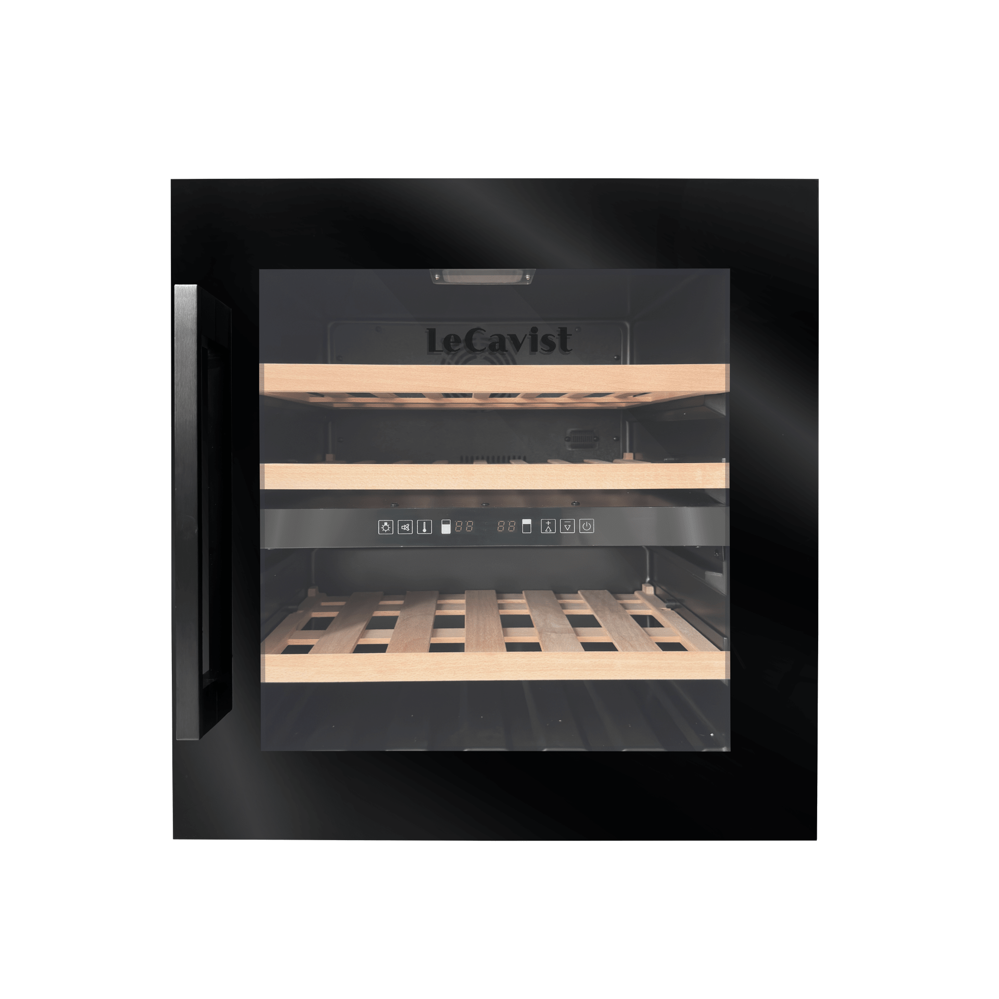 LECAVIST Wine Cabinet - 36 Bottle - Dual Zone - Built - In - Black (LCS36VN2ZBI) PRE - ORDER - LeCavist NZ