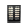 LECAVIST Wine Cabinet - 40 Bottle - Dual Zone - Built-in - Black (LJ40VN2Z2DBU)