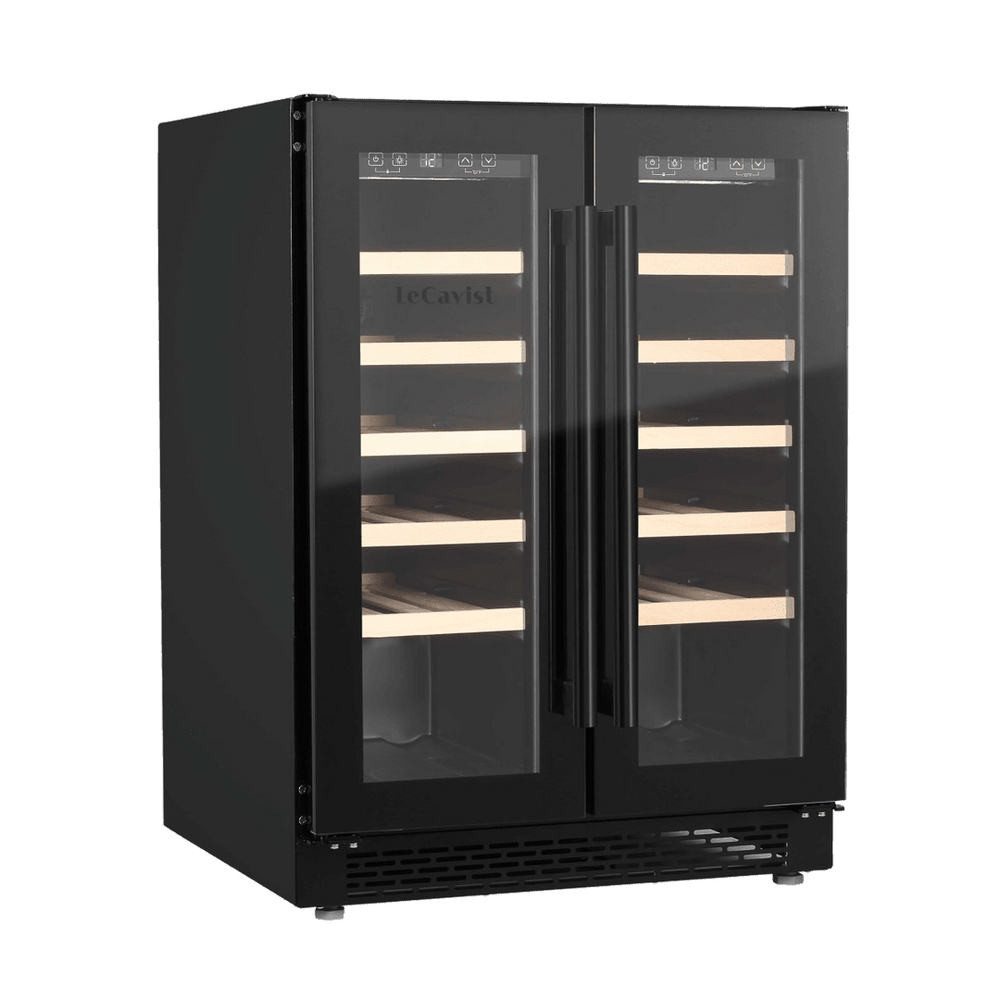 PRODUCT: LECAVIST Wine Cabinet - 40 Bottle - Dual Zone - Built-in - Black (LJ40VN2Z2DBU) - Built-In - LeCavist Wine Cabinets