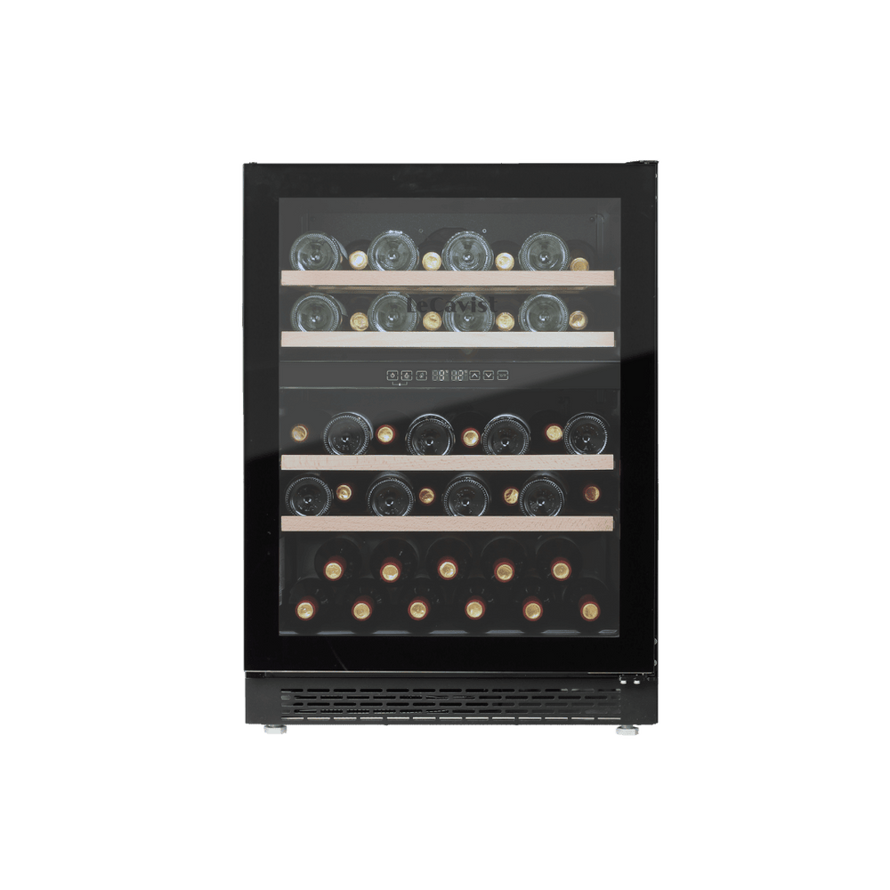 PRODUCT: LECAVIST Wine Cabinet - 44 Bottle - Dual Zone - Built-in - Black (LJ44VN2ZBU) - Built-In - LeCavist Wine Cabinets