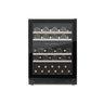 LECAVIST Wine Cabinet - 44 Bottle - Dual Zone - Built-in - Black (LJ44VN2ZBU)