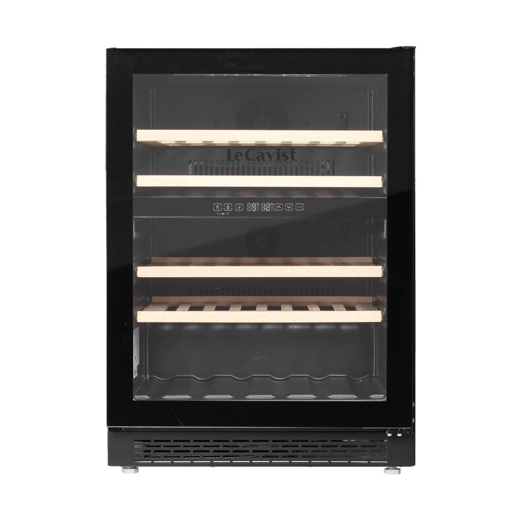 PRODUCT: LECAVIST Wine Cabinet - 44 Bottle - Dual Zone - Built-in - Black (LJ44VN2ZBU) - Built-In - LeCavist Wine Cabinets