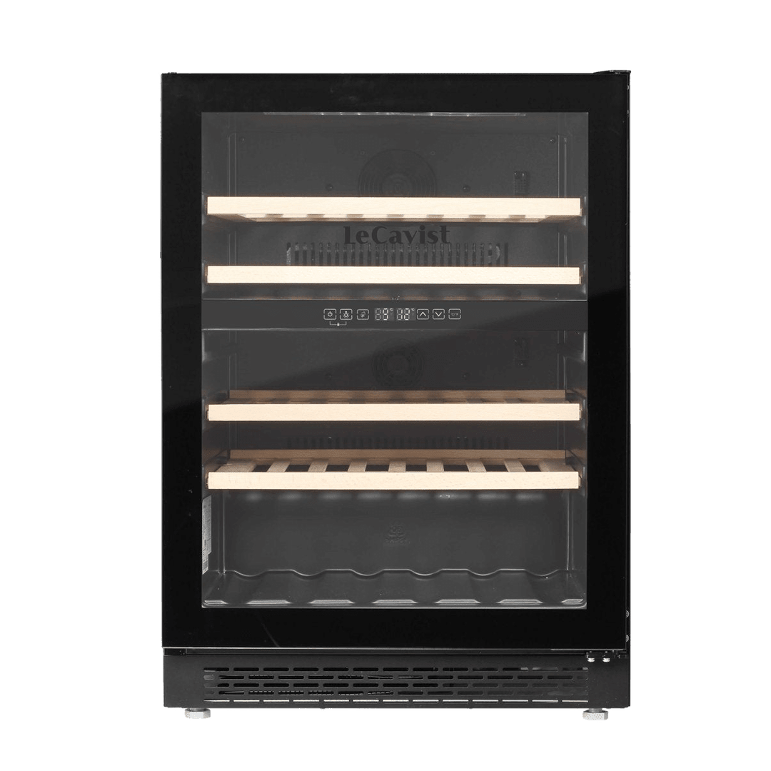 PRODUCT: LECAVIST Wine Cabinet - 44 Bottle - Dual Zone - Built-in - Black (LJ44VN2ZBU) - Built-In - LeCavist Wine Cabinets