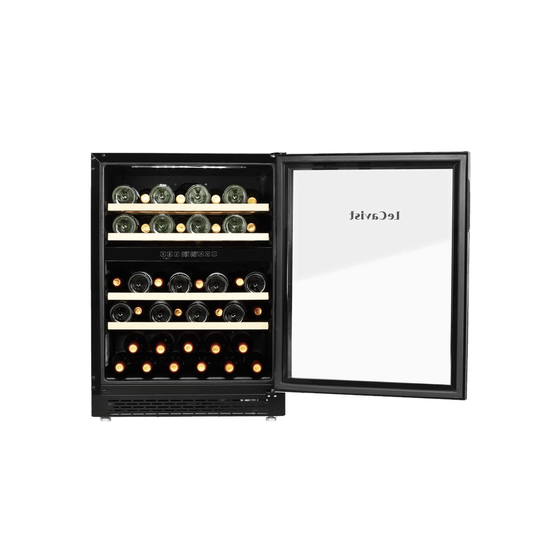PRODUCT: LECAVIST Wine Cabinet - 44 Bottle - Dual Zone - Built-in - Black (LJ44VN2ZBU) - Built-In - LeCavist Wine Cabinets