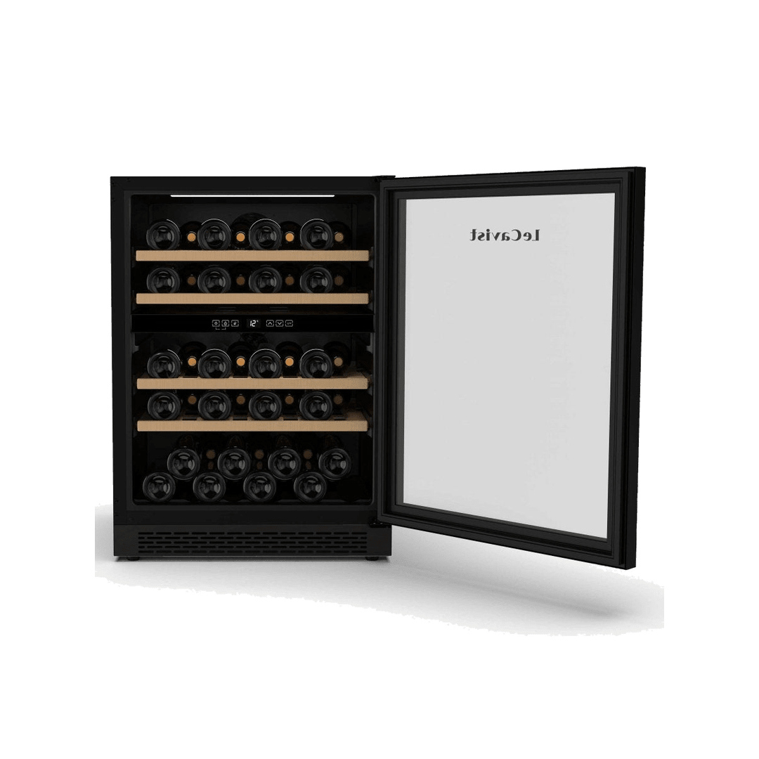 PRODUCT: LECAVIST Wine Cabinet - 44 Bottle - Dual Zone - Built-in - Black (LJ44VN2ZBU) - Built-In - LeCavist Wine Cabinets