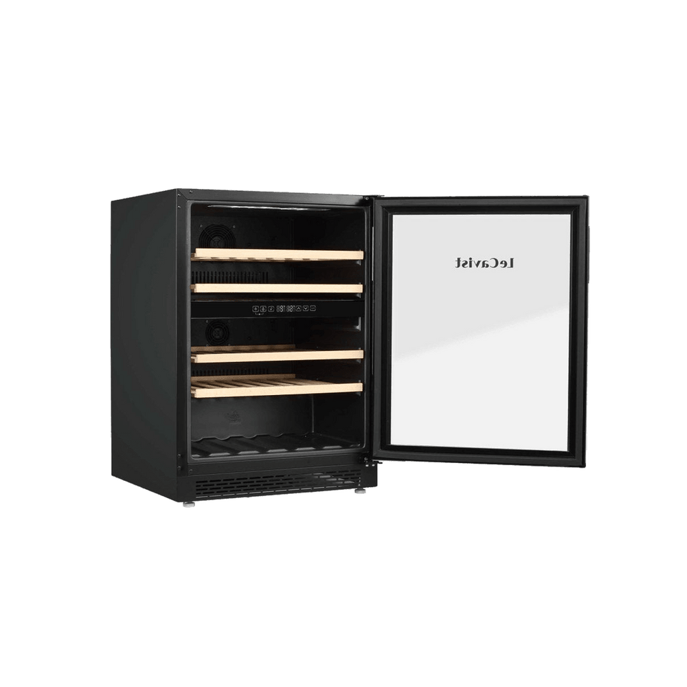 PRODUCT: LECAVIST Wine Cabinet - 44 Bottle - Dual Zone - Built-in - Black (LJ44VN2ZBU) - Built-In - LeCavist Wine Cabinets