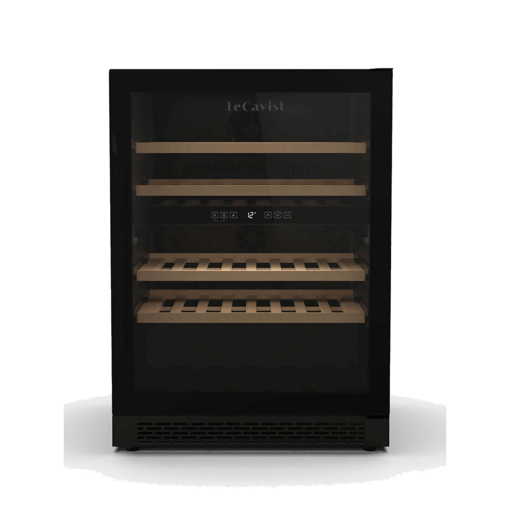 PRODUCT: LECAVIST Wine Cabinet - 44 Bottle - Dual Zone - Built-in - Black (LJ44VN2ZBU) - Built-In - LeCavist Wine Cabinets
