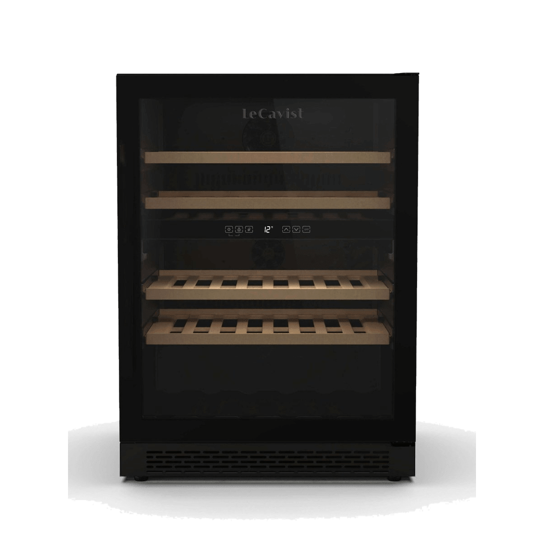 PRODUCT: LECAVIST Wine Cabinet - 44 Bottle - Dual Zone - Built-in - Black (LJ44VN2ZBU) - Built-In - LeCavist Wine Cabinets