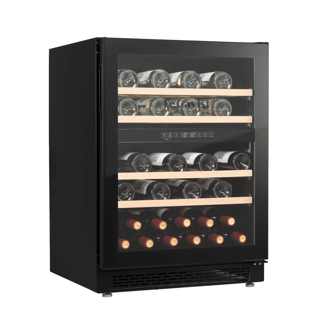 PRODUCT: LECAVIST Wine Cabinet - 44 Bottle - Dual Zone - Built-in - Black (LJ44VN2ZBU) - Built-In - LeCavist Wine Cabinets