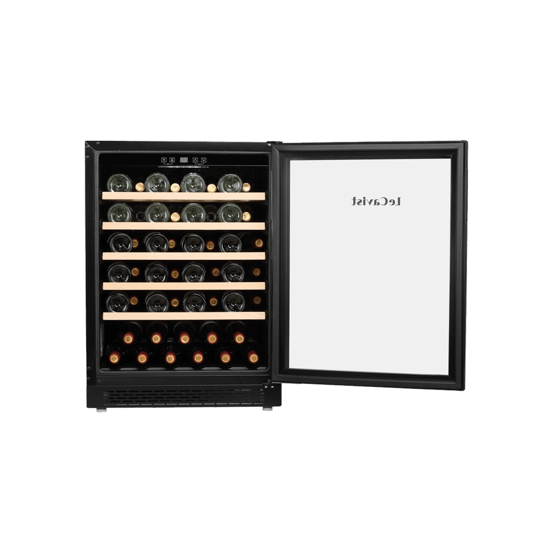 PRODUCT: LECAVIST Wine Cabinet - 52 Bottle - Single Zone - Built-in - Black (LJ52VNBU) - Built-In - LeCavist Wine Cabinets