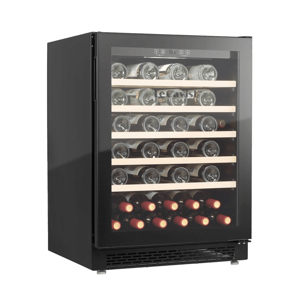 PRODUCT: LECAVIST Wine Cabinet - 52 Bottle - Single Zone - Built-in - Black (LJ52VNBU) - Built-In - LeCavist Wine Cabinets
