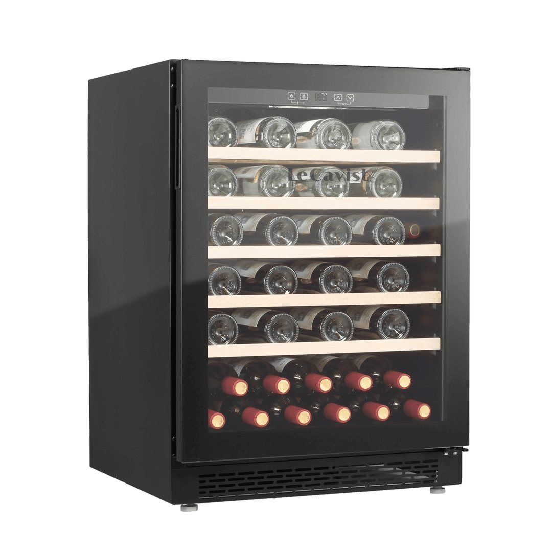 PRODUCT: LECAVIST Wine Cabinet - 52 Bottle - Single Zone - Built-in - Black (LJ52VNBU) - Built-In - LeCavist Wine Cabinets