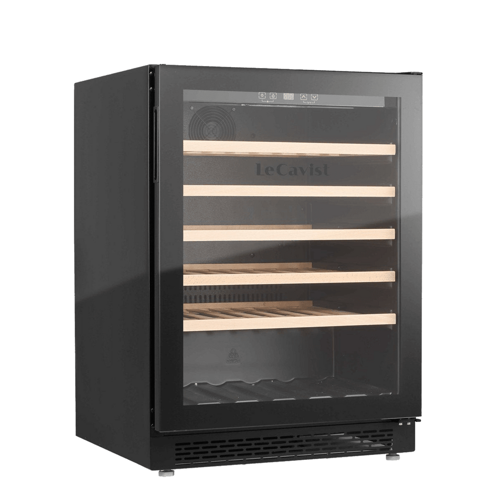 PRODUCT: LECAVIST Wine Cabinet - 52 Bottle - Single Zone - Built-in - Black (LJ52VNBU) - Built-In - LeCavist Wine Cabinets