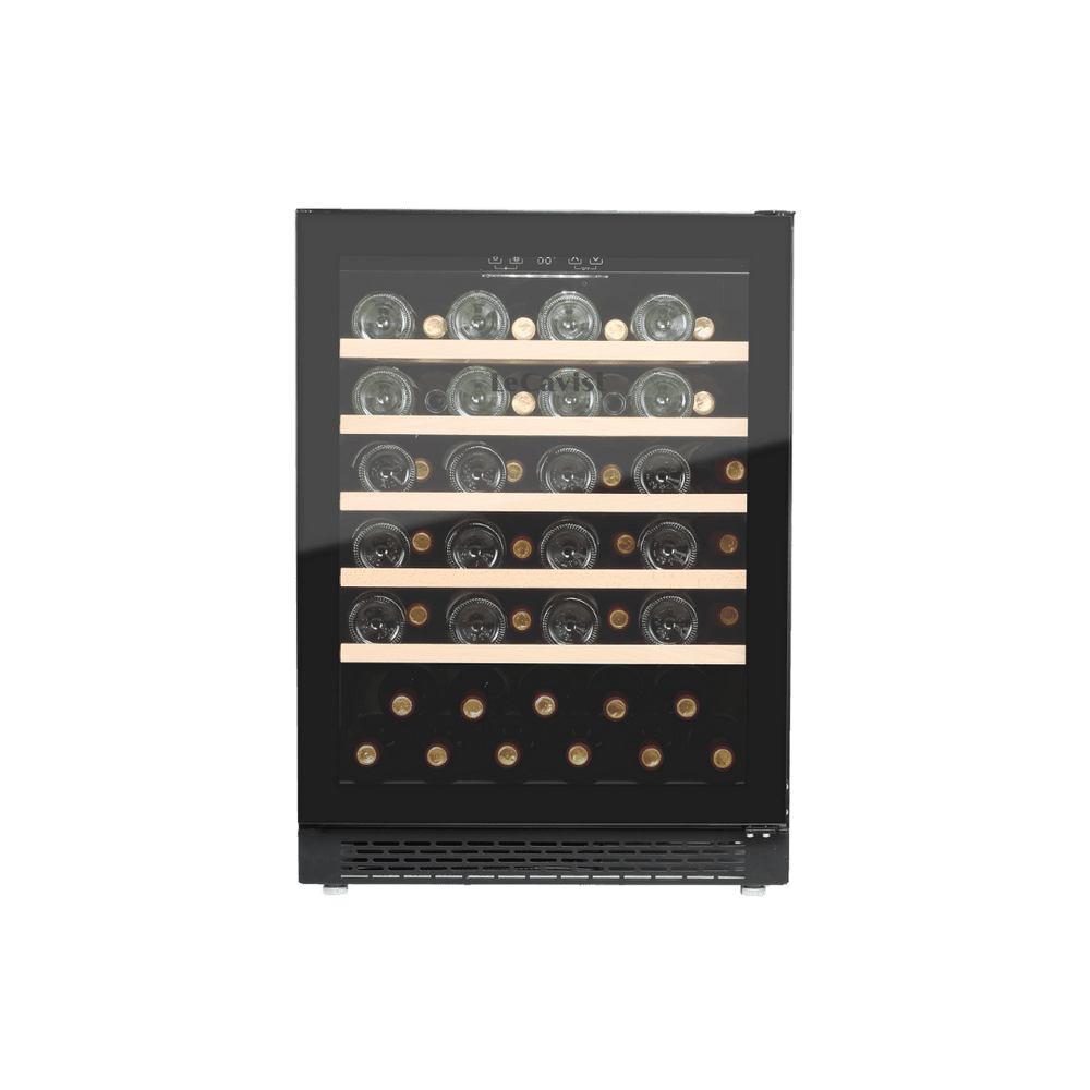 PRODUCT: LECAVIST Wine Cabinet - 52 Bottle - Single Zone - Built-in - Black (LJ52VNBU) - Built-In - LeCavist Wine Cabinets