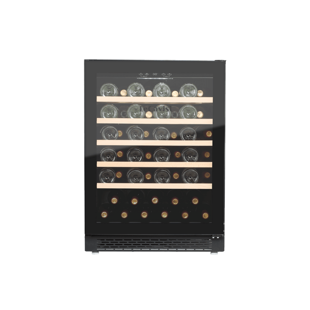 PRODUCT: LECAVIST Wine Cabinet - 52 Bottle - Single Zone - Built-in - Black (LJ52VNBU) - Built-In - LeCavist Wine Cabinets