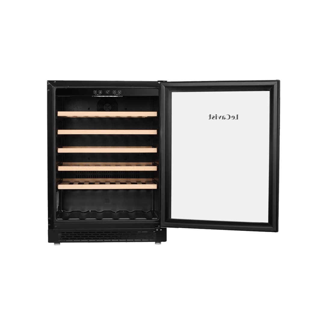 PRODUCT: LECAVIST Wine Cabinet - 52 Bottle - Single Zone - Built-in - Black (LJ52VNBU) - Built-In - LeCavist Wine Cabinets