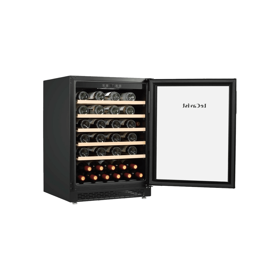 PRODUCT: LECAVIST Wine Cabinet - 52 Bottle - Single Zone - Built-in - Black (LJ52VNBU) - Built-In - LeCavist Wine Cabinets