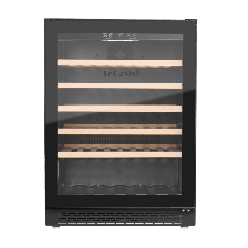 PRODUCT: LECAVIST Wine Cabinet - 52 Bottle - Single Zone - Built-in - Black (LJ52VNBU) - Built-In - LeCavist Wine Cabinets