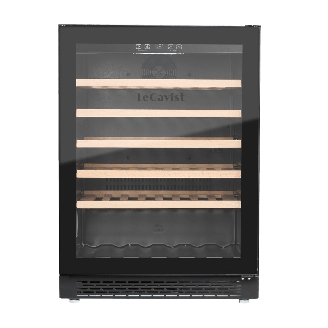 PRODUCT: LECAVIST Wine Cabinet - 52 Bottle - Single Zone - Built-in - Black (LJ52VNBU) - Built-In - LeCavist Wine Cabinets