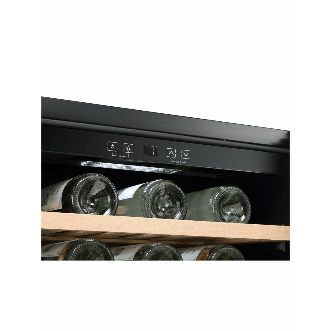 DETAILS: LECAVIST Wine Cabinet - 52 Bottle - Single Zone - Built-in - Black (LJ52VNBU) - Built-In - LeCavist Wine Cabinets