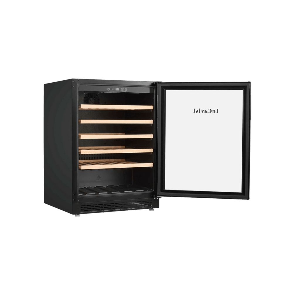 PRODUCT: LECAVIST Wine Cabinet - 52 Bottle - Single Zone - Built-in - Black (LJ52VNBU) - Built-In - LeCavist Wine Cabinets