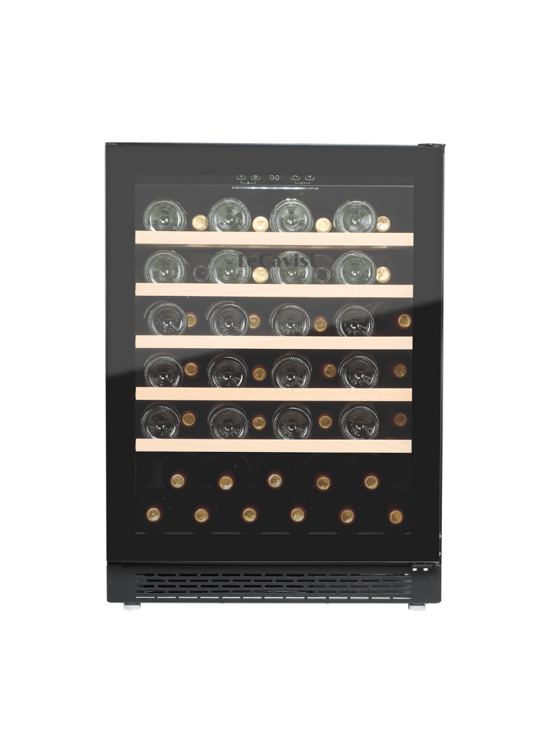 LECAVIST Wine Cabinet - 52 Bottle - Single Zone - Built - in - Black (LJ52VNBU) - LeCavist NZ