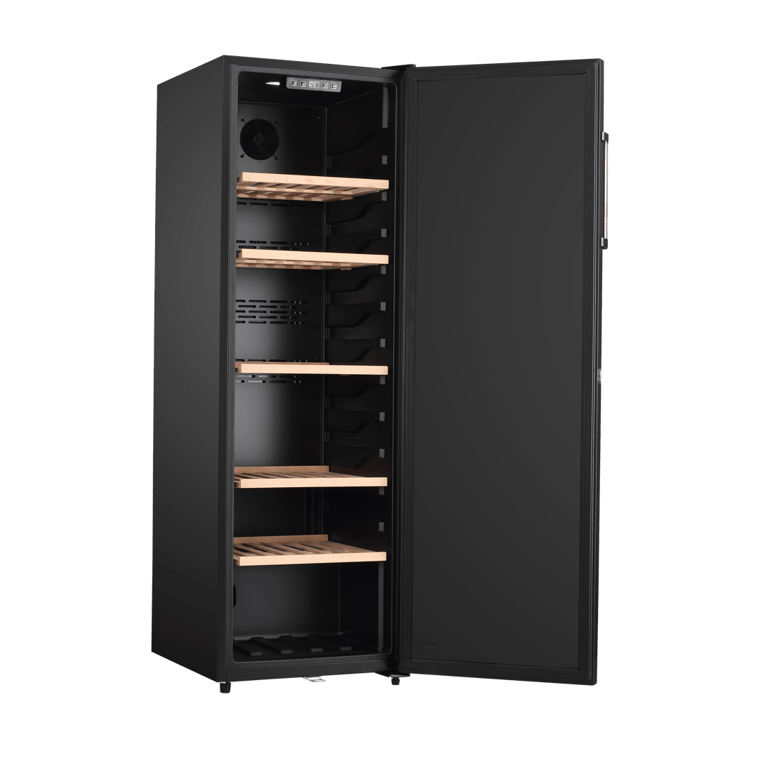 PRODUCT: LECAVIST Wine Cabinet Duo – 336 Bottle (2 x 168)- Single Zone– Freestanding – Black (LKV168PNDXX2) - Freestanding - LeCavist Wine Cabinets